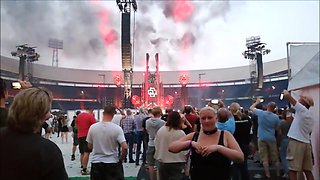 LIFADsub Demonstrating at Rammstein concert Rotterdam 2019 (Movie Compilation)