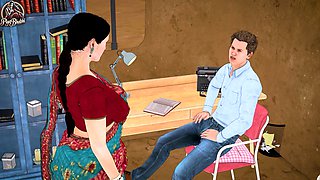 Desi Indian Bhabhi's Husband Fucked the Beautiful Sexy Doctor