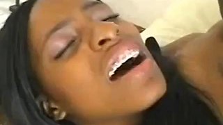 Mandingo Stretches Black Hottie: Blowjob, Doggy  Cowgirl Porn