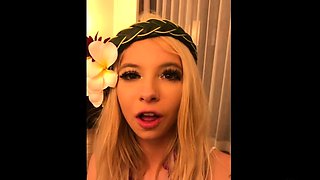 Blonde Blowjob Babe Performs A Sloppy POV Cocksucking