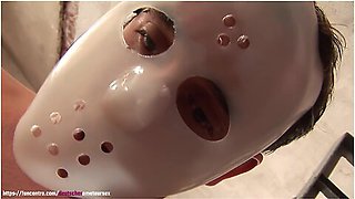 Natali Dirossa Plays Perverted Games With A Trio Of Masked