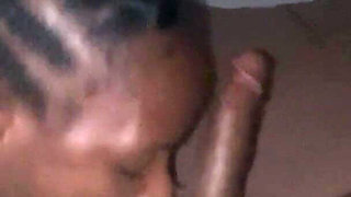 Sexy African Teen Maid Sneaks to My Room to Surprise with Very Suckulent Sloppy Blowjob After a Hard Days Work Real Homemade
