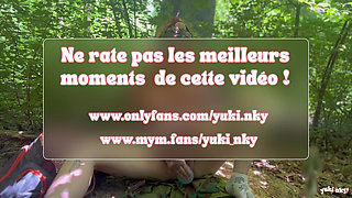 I Surprise This Voyeur - Amateur French Alt Hairy Redhead JOI Exhib Soft Dom Masturbation Forest