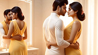 DESI COUPLES EXTREME ROMANCE TEMPTED HIM TO CUM INSIDE HER PUSSY