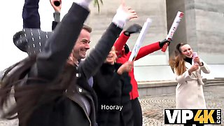 Hentai Bride in White Dress Moans Loudly During Limo Pounding
