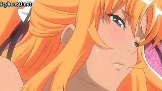 Hentai cuties drink sperm in group