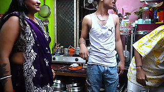 Desi Mallu Bhabhi Hardcore Fuck with Local Debar at Kitchen When She Was Alone at Hoime Full Movie ( Hindi Audio)