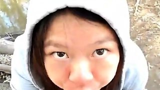 Asian Amateur Couple's Blowjob and Cum Swallowing Extravagan