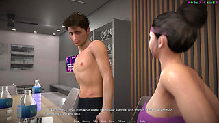 Friendly Housewife by White Foam - Busty Lady Helps Her Virgin Neighbor, Milking a Horny Lad 2