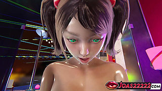 Itsuki Rule 34 3D Hentai Animation - Enjoying Missionary and Figurehead Positions with a Tight Pussy Creampie