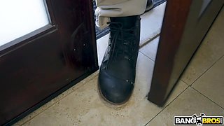 Tiny Blonde Takes on a Monster Cock