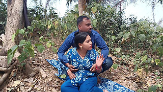 Indian Village Sex Video, Indian Girl Big Boob Press by Her Step Brother in Outdoor Village