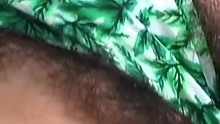 90s Hairy Beach Girl Frolicks and Fucks Messy!