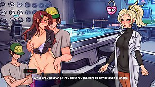 Doctor Angela gives him an unforgettable blowjob in Erosland