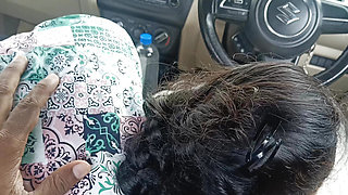 office manager enjoying hot Romance with married colleague inside car part 3