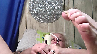 When the Dildos Won't Do She Finds Something Big N Powerful to Fuck