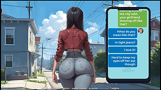 My New Girlfriend [ Taboo Hentai Game ] Ep.22 GF Walking Around Like a Pet!