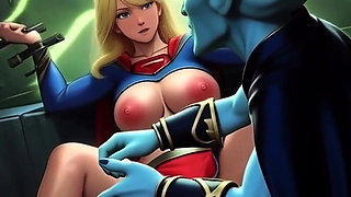 Supergirl Gets Probed and Licked During a Space Adventure