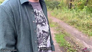 Social Experiment XXX: Random Guy Licks My Pussy Outdoors
