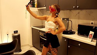 Voyeur upskirt, upskirt no panties, short skirt