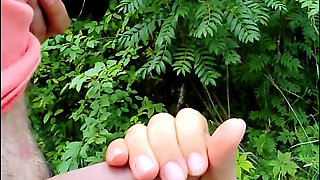 Beautiful BDSM in the forest