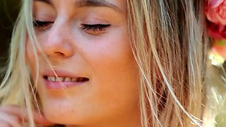 Cute European MILF model passion posing