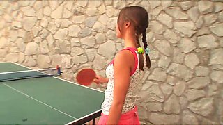 girls playing tennis
