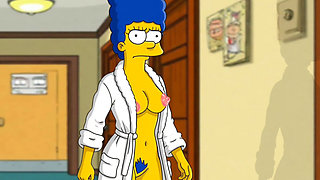 Cuckold's Wife Doesn't Like Being Alone. Cartoon Parody.