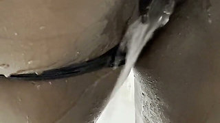 Knickers to Side Pissing in the Toilet POV