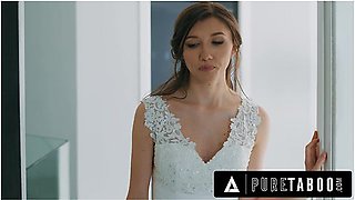 Bride Maya Woulfe Caught Anxious Fiance Sucking His Caring Stepmom Reagan Foxxs Breasts