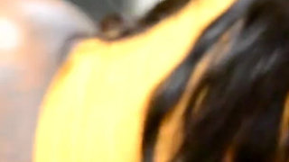 Big ass ebony slut gets fucked in the kitchen