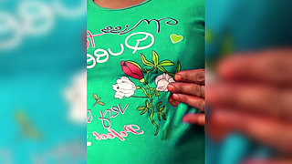 Ammu T-shirt Remove Show Big Boobs and Oil Massage Huge Tits