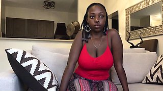 Huge boobs African amateur fake casting