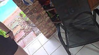 18 Year Old Babysitter Fucked Hard in Thunderstorm - Blowjob & Creampie by Sparowdox