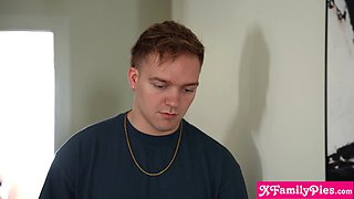 Stepsister and bestie teased her stepbro