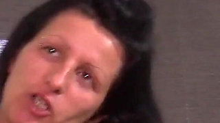 Sexy brunette masturbates her tight eager pussy - 1