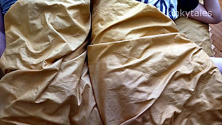 I Share a Bed with My Stepsister and Hear the Sounds of Sex Through the Wall. We Can't Sleep and Fucking Until I Creampie Her