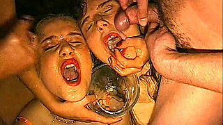 Vintage Teens in Piss and Cum Bukkake Hardcore Ggg John Thompson