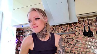 Horny Blonde In Solo Masturbation