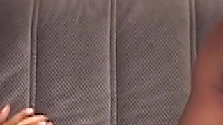 Mature Black MILF Shaved Smooth Before Riding Deep