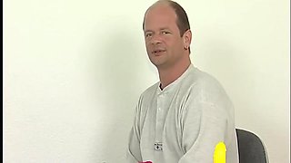 Blonde Babe Sucks A Huge Cock Then Rides It Hard