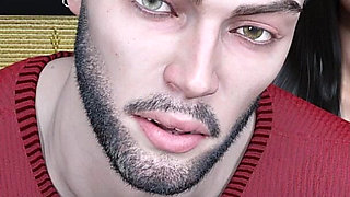 The Seven Realms 21 - Ling Guo and Leyala Giving Massage to Atlas's Dick with Their Pussies.