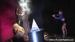 Filthy sex witch summons the latex monster - FapHouse