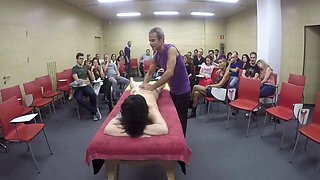 Pamela Sanchez And Jesus Sanchez - Clase 2 De Masaje Erotico Anal 20 Min