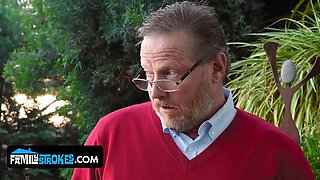 Step sisters at war: gal, aubree, and their horny stepbrother's crazy rail