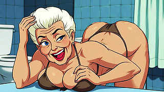 Ai Bathroom Scenes Teasing Shaking Ass