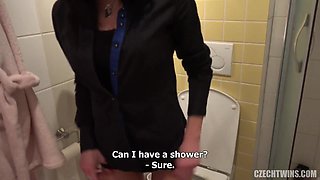 Czech Twins Dive into Sensual Lesbian Play with Mature Twist