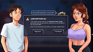 Summertime Saga Cap 19 - Strip Poker - Milf