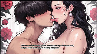 Step Mom Gives Stepson Blowjob in Garden - Hentai Taboo Fantasy