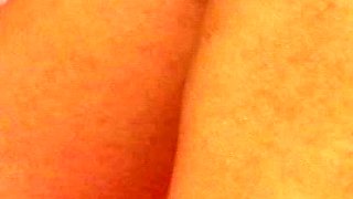 Shaved pussy blonde Tasha Reign with big boobs goes solo